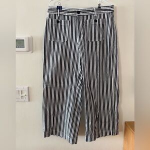 Loft Palmer Wide Leg Cropped Pants